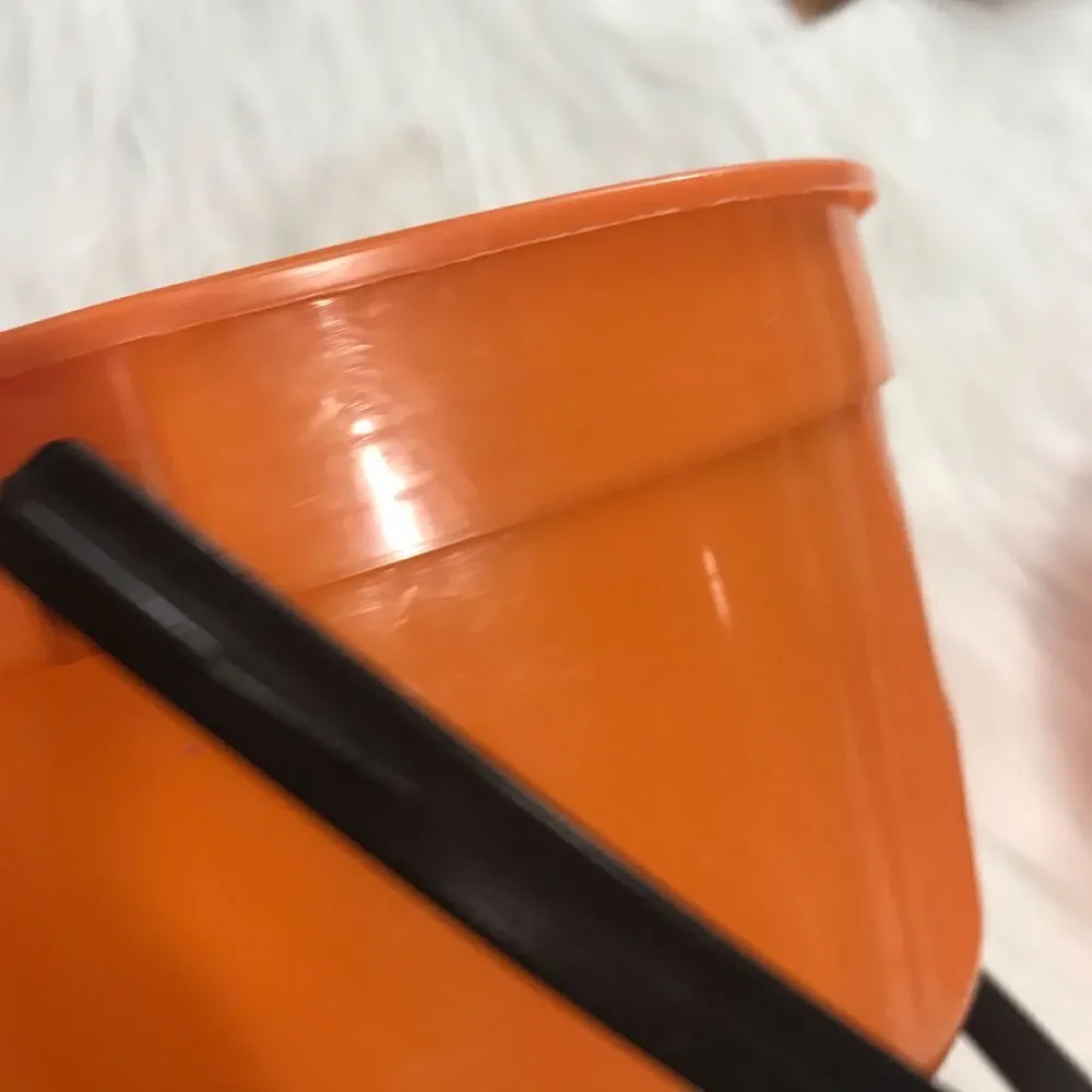 D 1980 McDonalds McBoo Orange‎ Halloween Pumpkin Happy Meal Pail